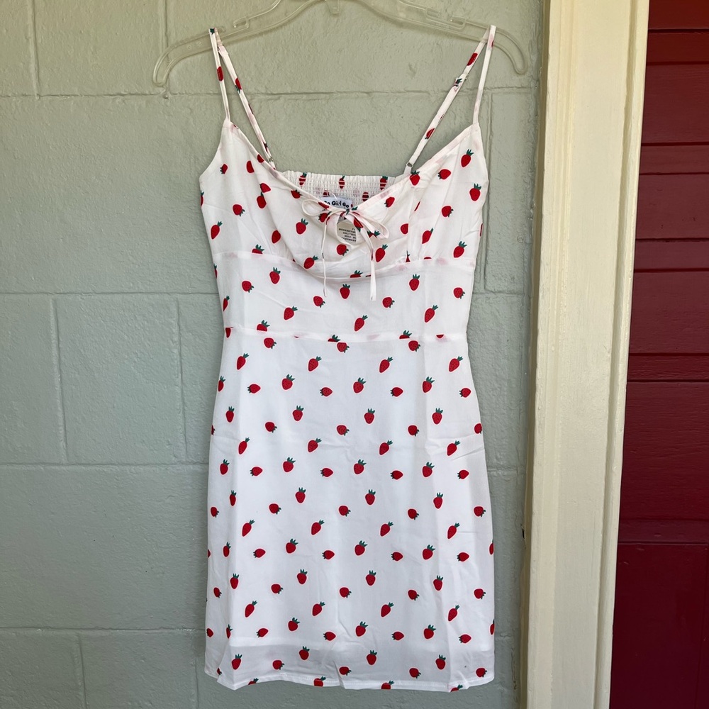 Women’s strawberry dress